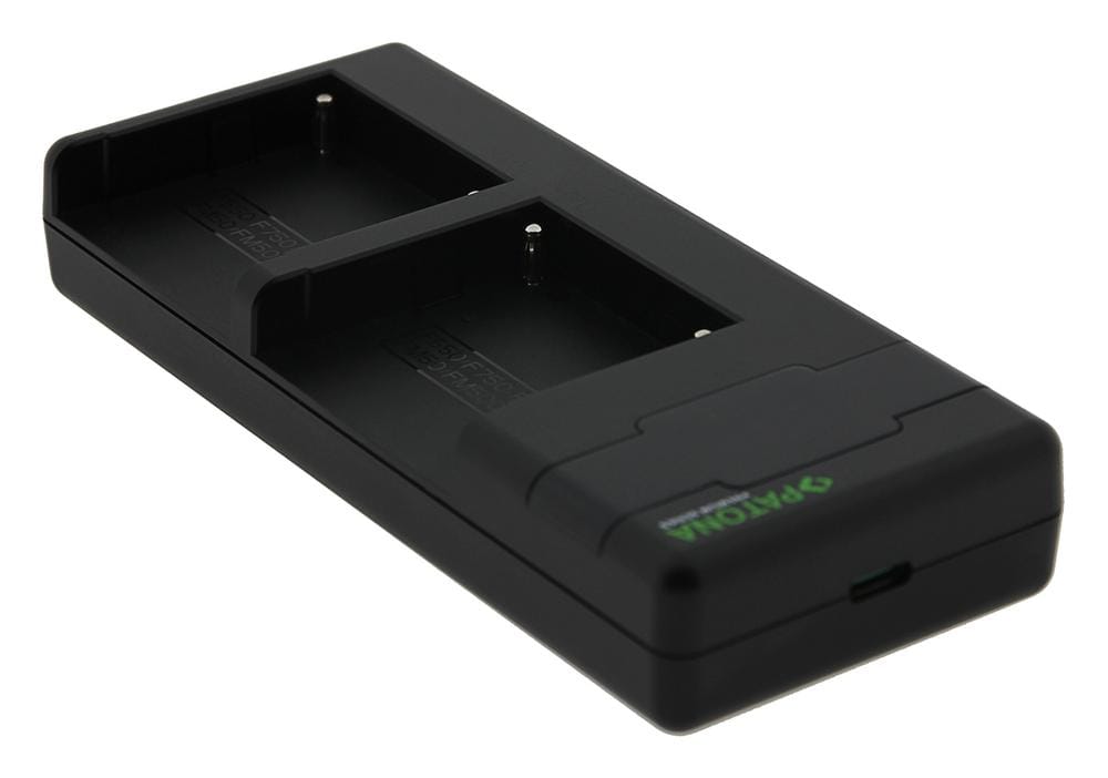 PATONA Carregador Premium Twin Performance PD para Sony F550 F750 F970 FM50 FM500H incl. cabo USB‑C