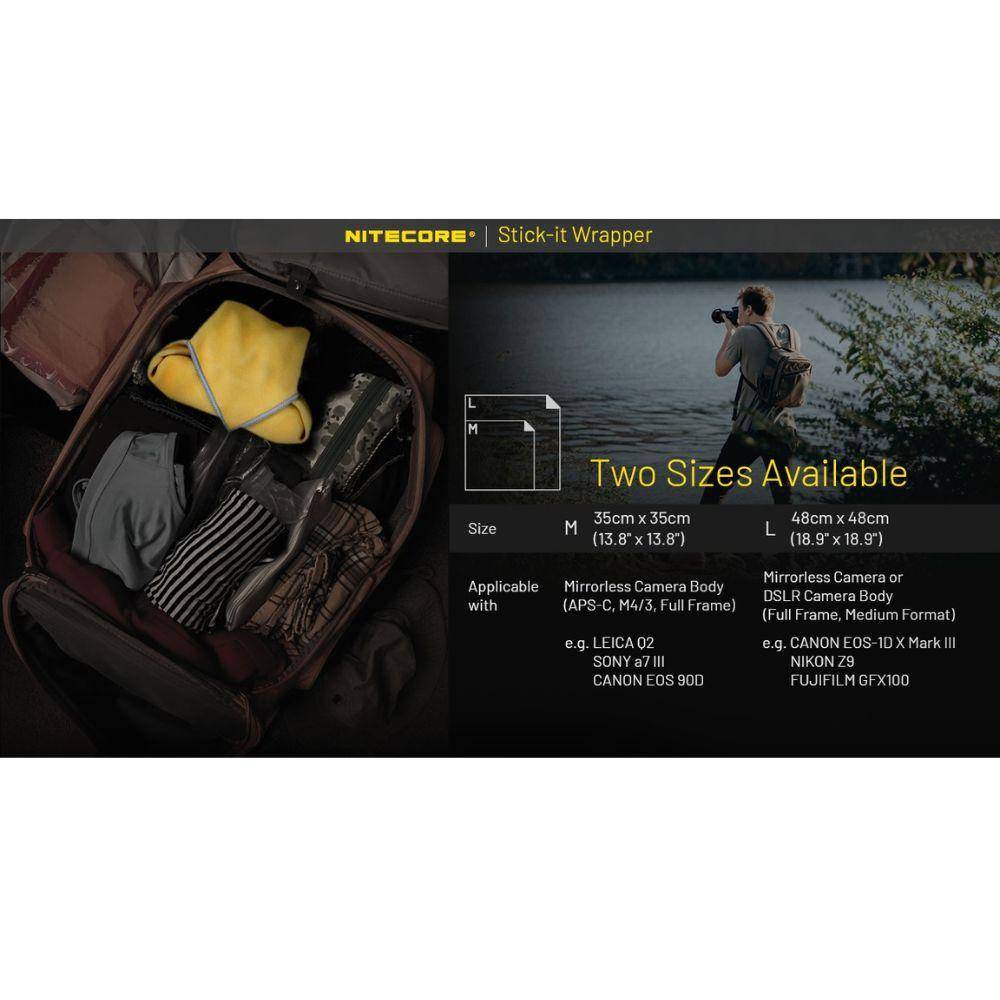 Nitecore cleaning cloth Stick It Magic Cloth
