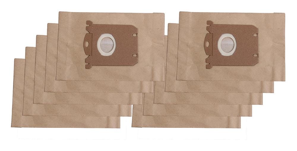 PATONA 10 Sacs d'aspirateur en papier multicouche avec microfiltre pour Electrolux E15 PATONA 10 Sacs d'aspirateur en papier multicouche avec microfiltre pour Electrolux E15