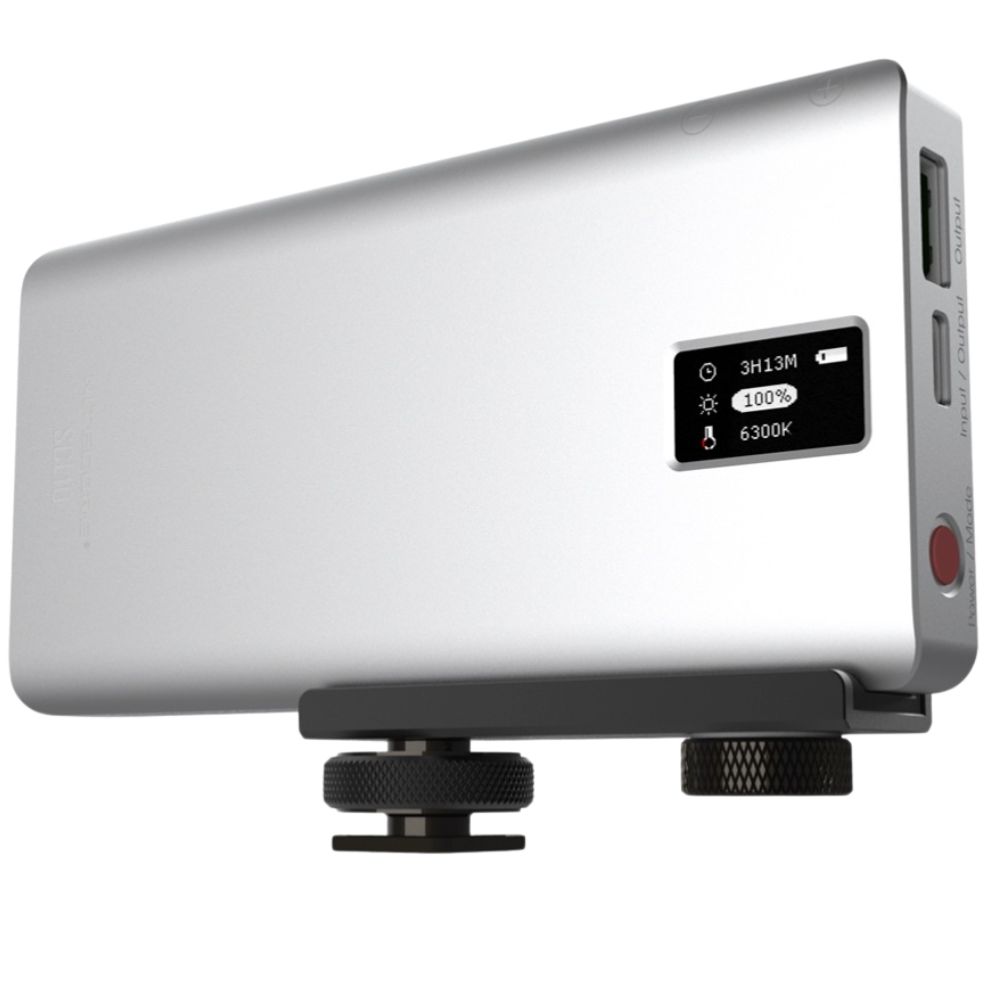 Nitecore SCL10, lampada per fotocamera con power bank integrato