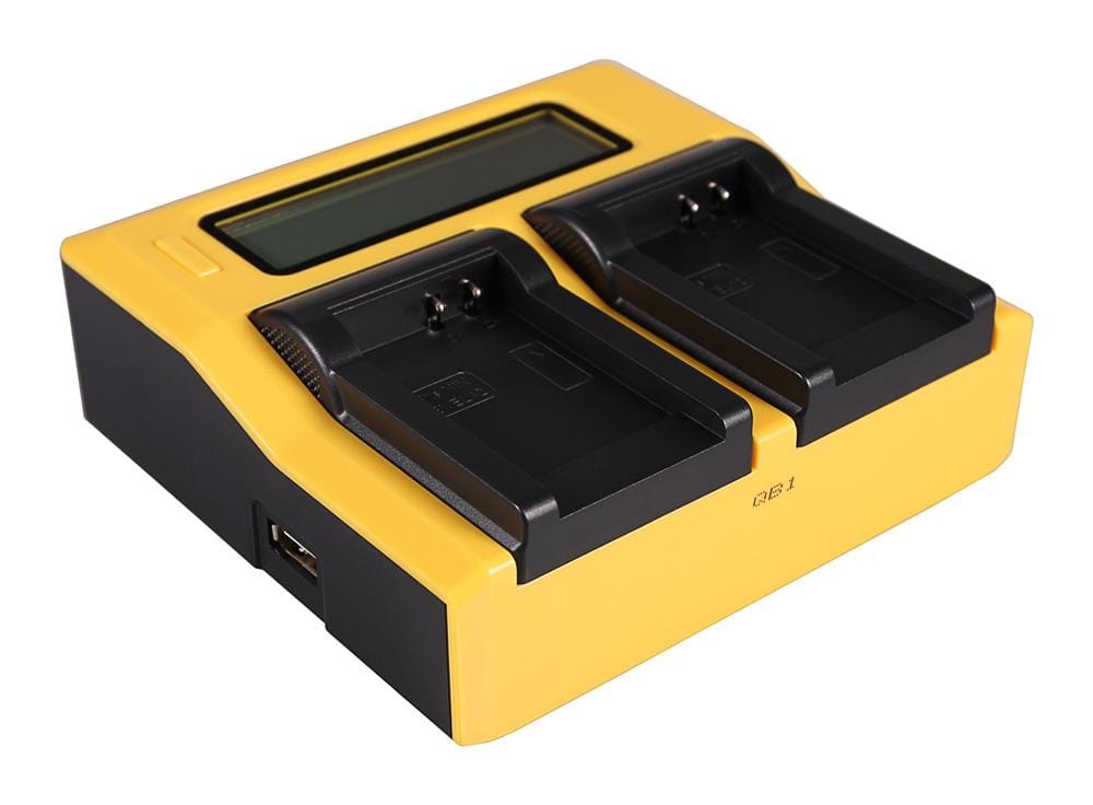 PATONA Chargeur LCD USB Double pour Nikon EN-EL12 Coolpix AW100 AW110 P300 P310 P330 S1000pj