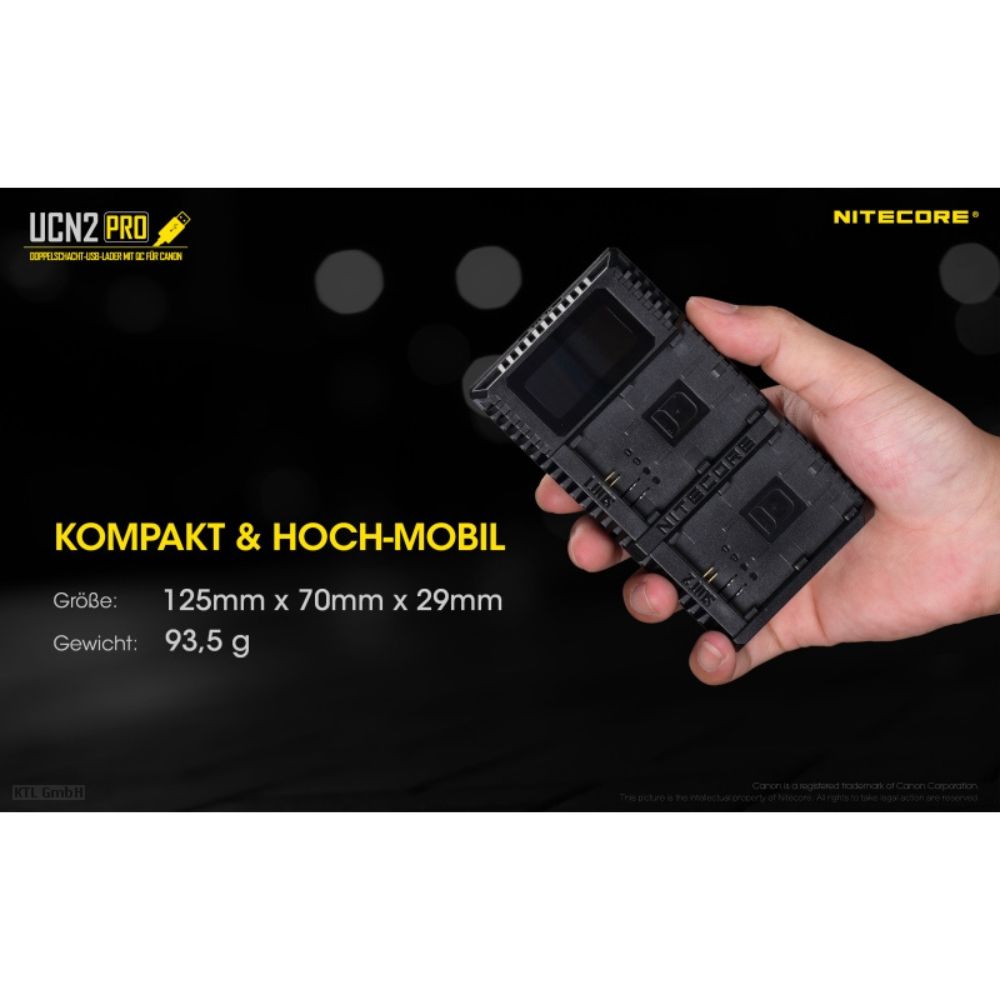 Nitecore UCN 2  PRO Charger Nitecore UCN 2  PRO Charger
