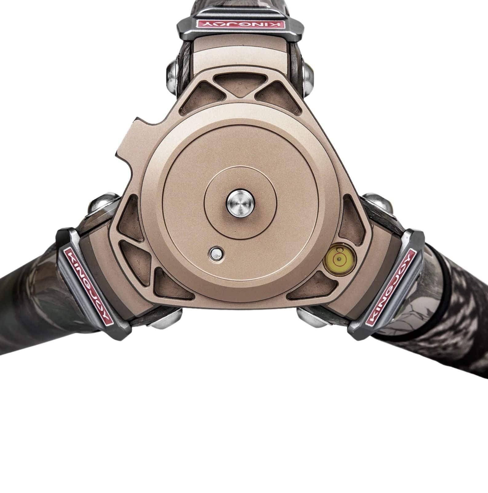 Trípode de carbono de camuflaje Mountain Series C85M con cabeza de trípode VT-3550M Trípode de carbono de camuflaje Mountain Series C85M con cabeza de trípode VT-3550M
