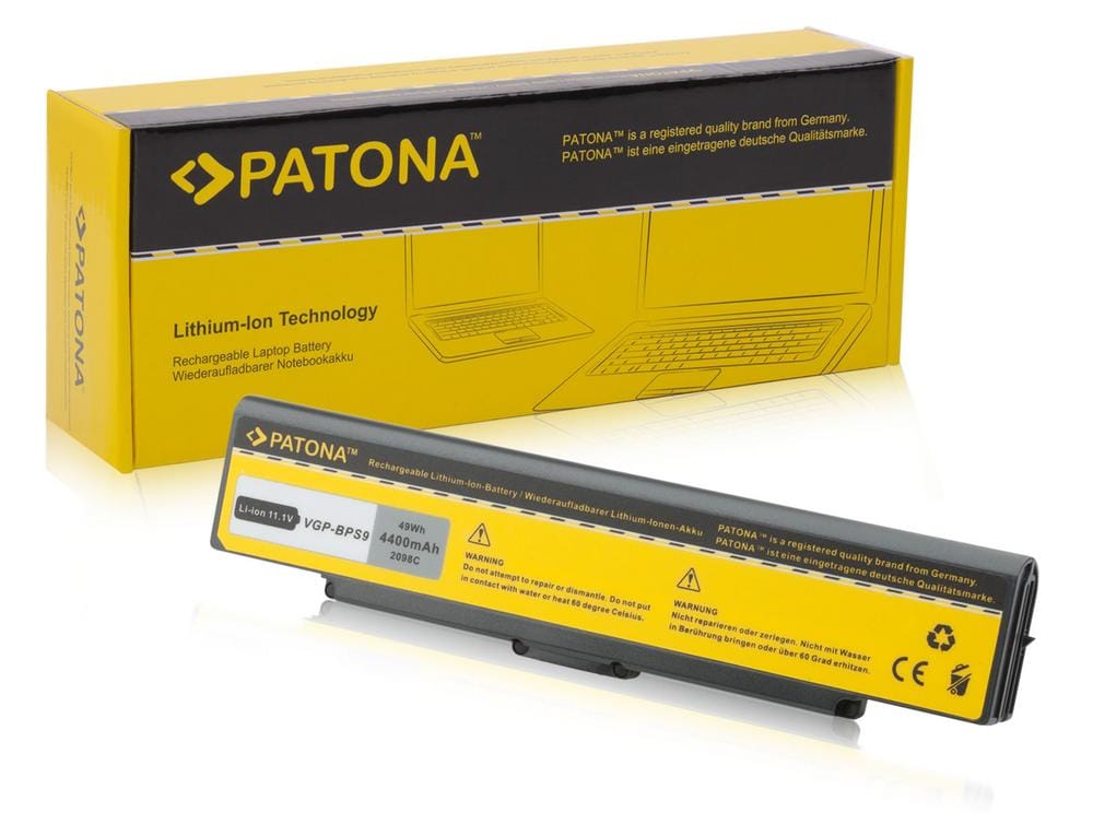 PATONA Battery for Sony VAIO VGP-BPL9A VGP-BPS9 VGP-BPS9A VGP-BPL9