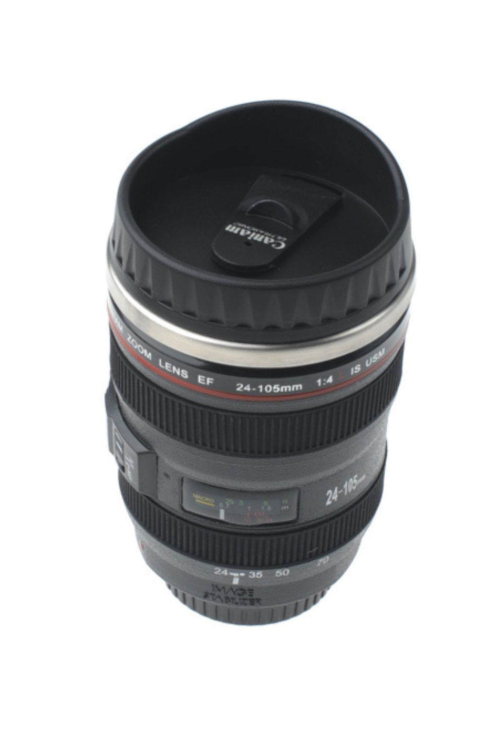 Drinking cup lens 24-105 with drinking opening Gadget