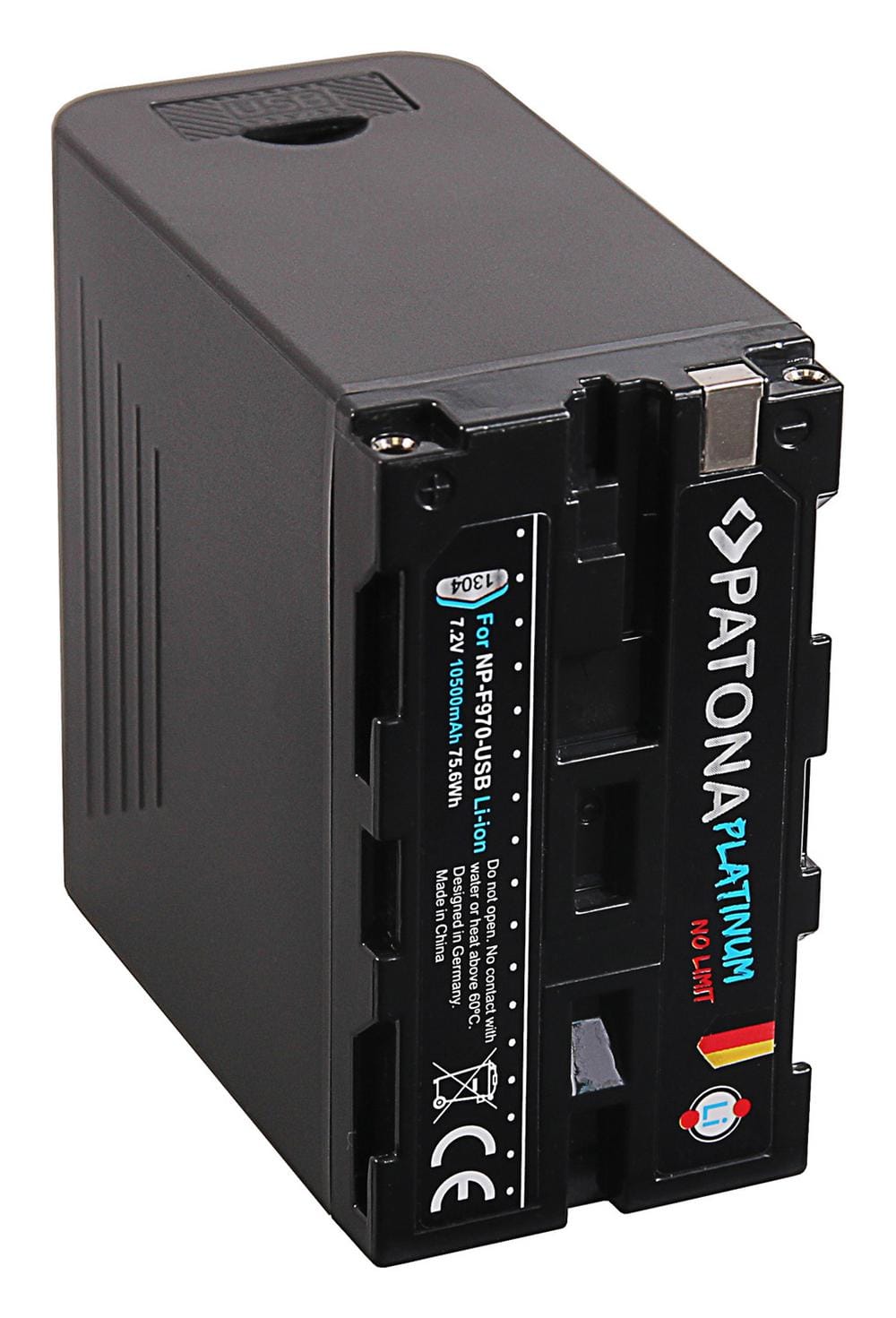 PATONA Platinum Batería para Sony NP-F970 NP-F960 NP-F950 con Powerbank 5V/2A salida USB 10500mAh y Micro PATONA Platinum Batería para Sony NP-F970 NP-F960 NP-F950 con Powerbank 5V/2A salida USB 10500mAh y Micro