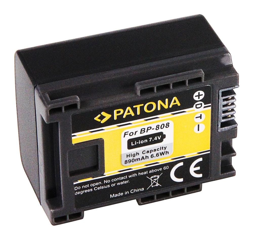 PATONA batteria per Canon BP819 BP827 BP808 BP809 HF100 HG-20 wireless PATONA batteria per Canon BP819 BP827 BP808 BP809 HF100 HG-20 wireless