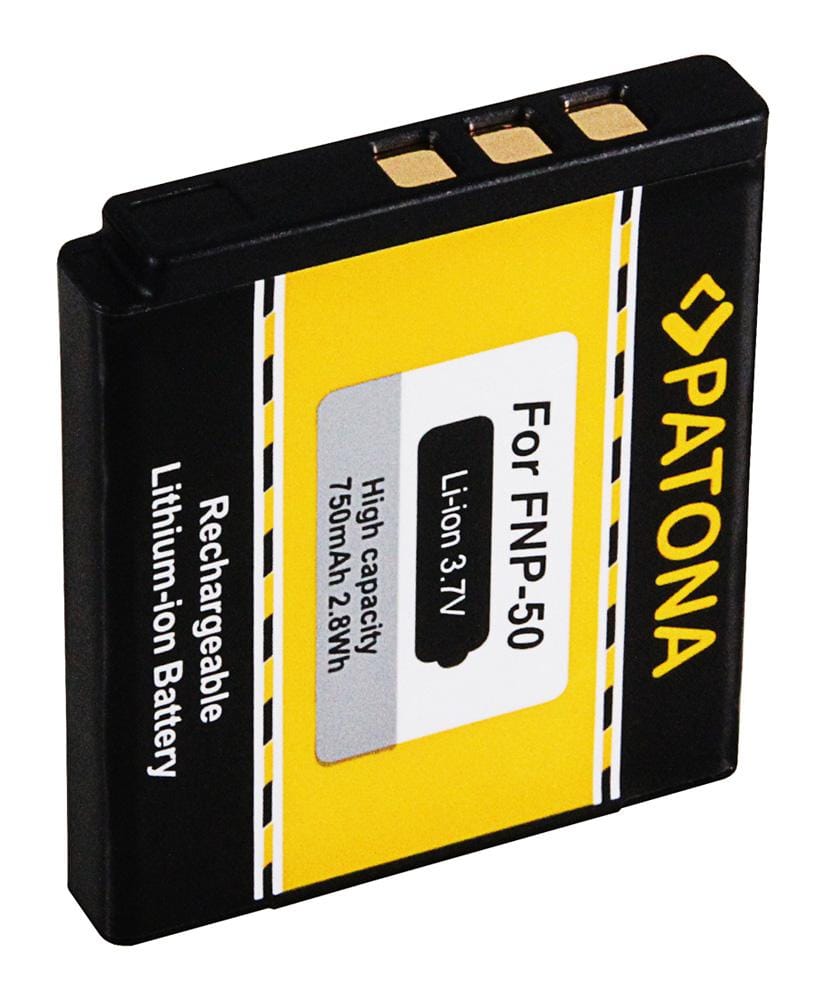 PATONA Batteria per Fuji FinePix F50fd, FinePix 100fd, Fuji NP50 PATONA Batteria per Fuji FinePix F50fd, FinePix 100fd, Fuji NP50