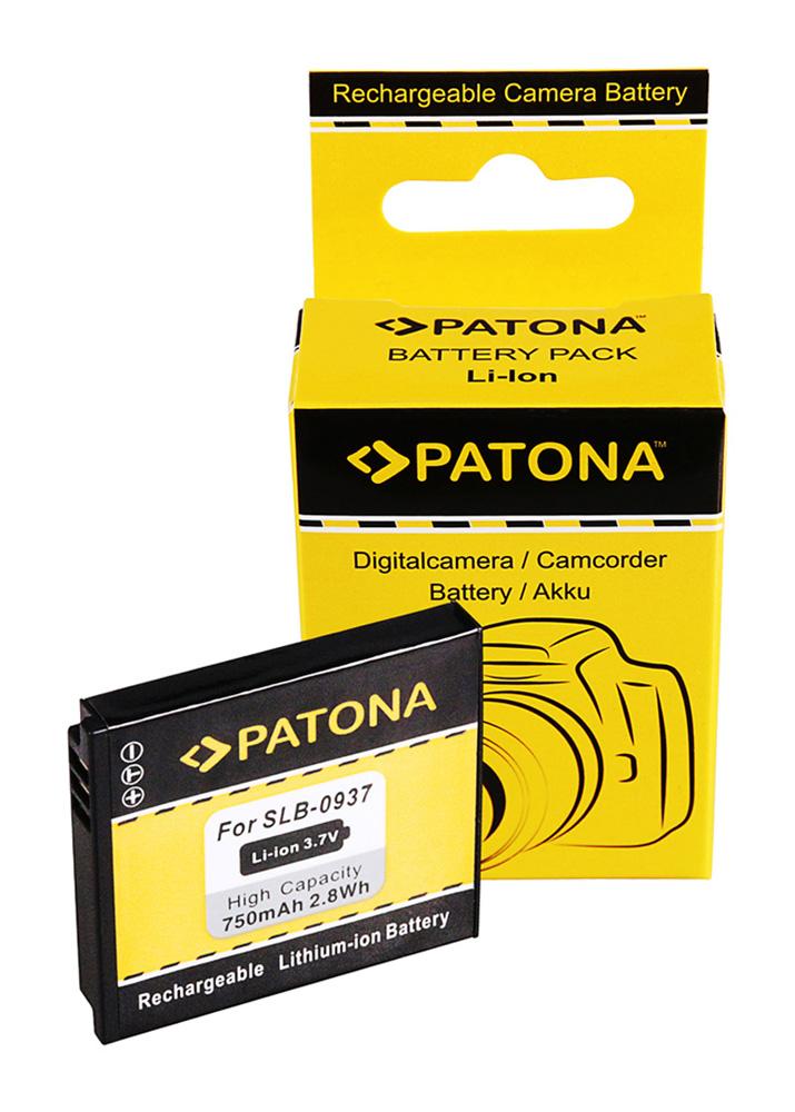Bateria PATONA para Samsung SLB0937 Digimax CL5 L730 L830 NV33 NV4 PL10