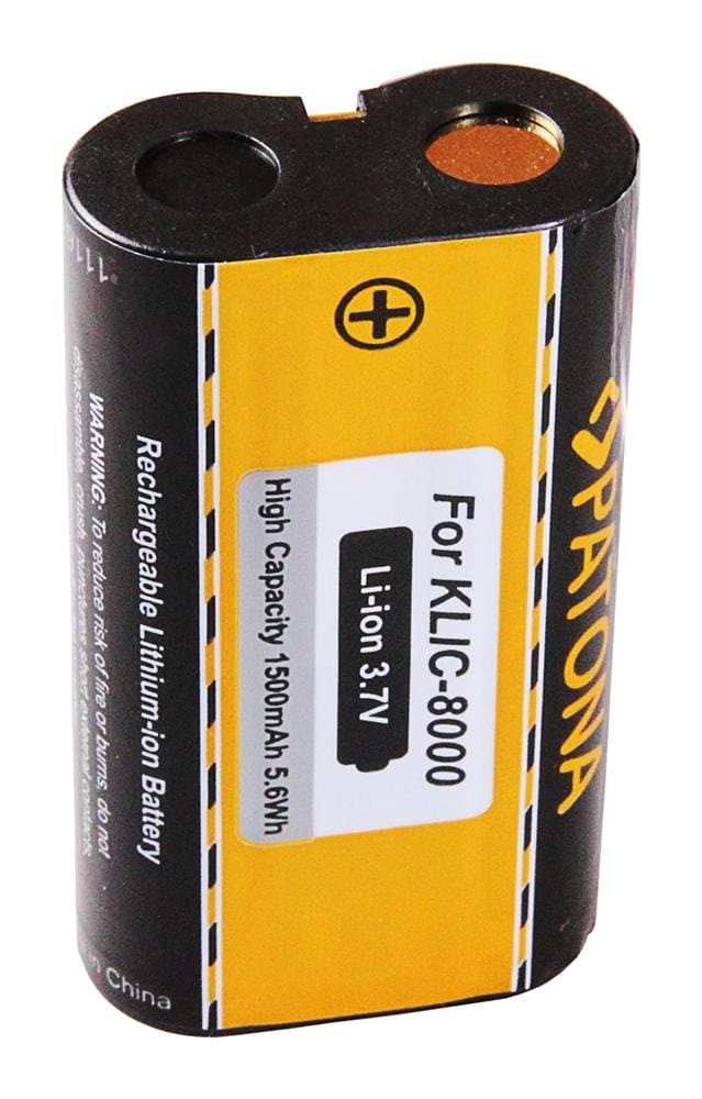 PATONA batteria per Kodak EasyShare Z612 Z712 IS Z812 IS Z1012 IS KLIC-8000 PATONA batteria per Kodak EasyShare Z612 Z712 IS Z812 IS Z1012 IS KLIC-8000