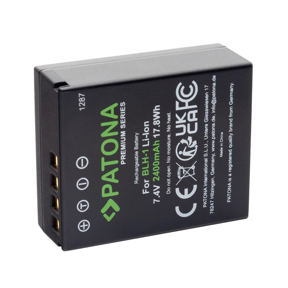 PATONA Batería Premium totalmente decodificada para Olympus BLH-1 OM-D EM-1 Mark 2 EM-1 Mark II E-M1X PATONA Batería Premium totalmente decodificada para Olympus BLH-1 OM-D EM-1 Mark 2 EM-1 Mark II E-M1X