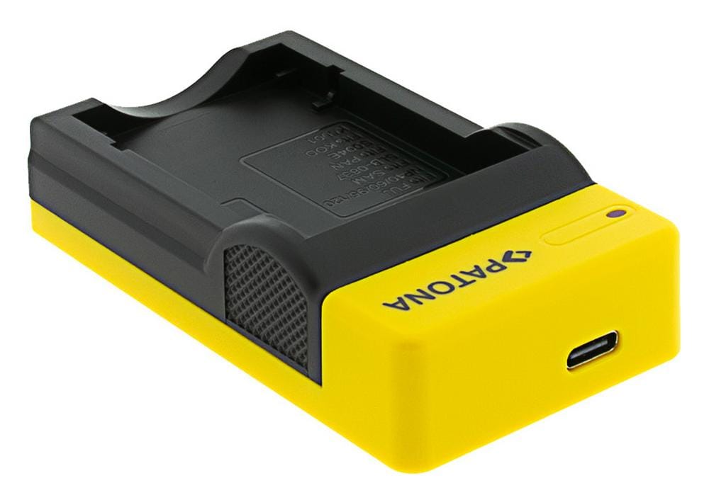 PATONA Slim Caricatore USB con ingresso USB-C per Fujifilm NP-40 Finepix F30 F-30 F31 F-31 F31fd