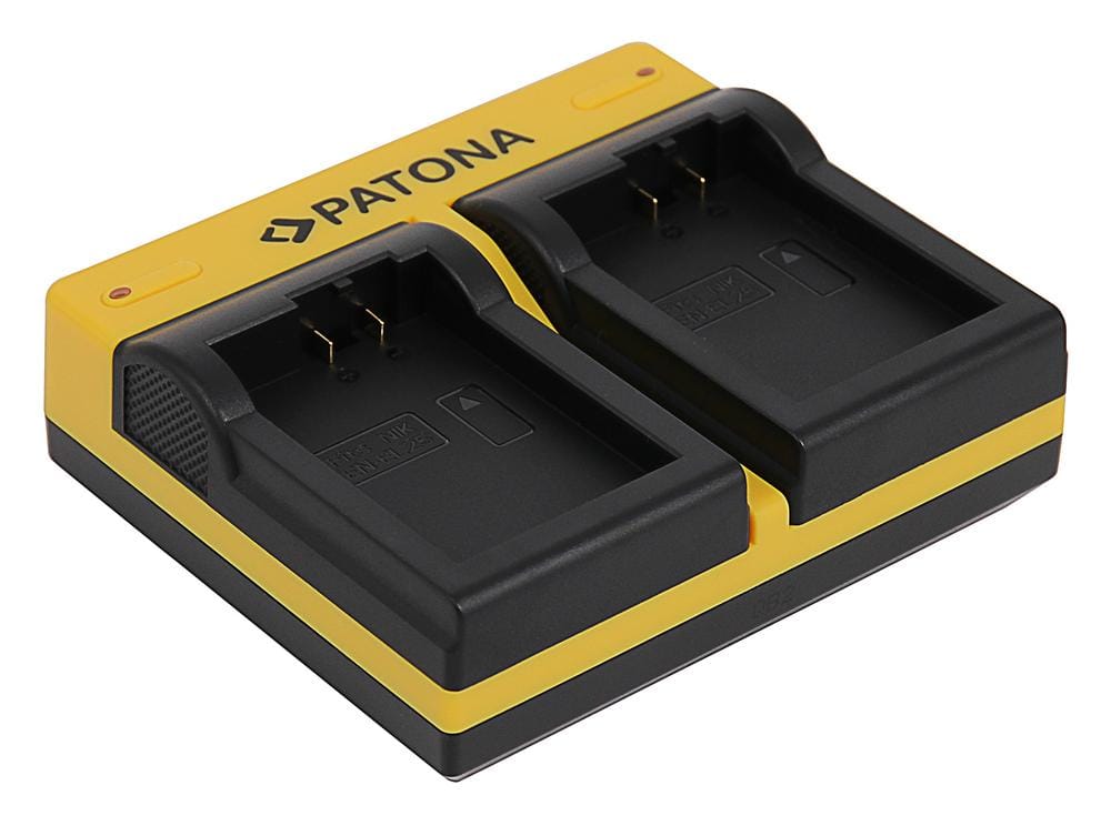Carregador Dual PATONA para Nikon EN-EL25 Z30 Z50 Z fc com cabo Micro-USB