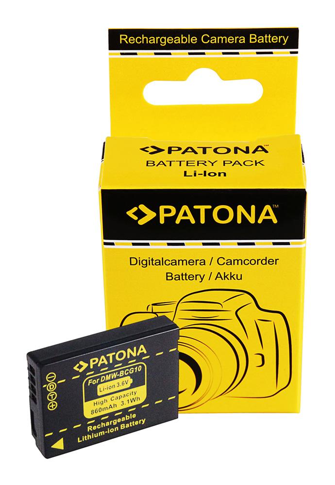PATONA bateria para Panasonic Lumix DMC-TZ6 TZ7 ZS1 ZS3 DMW-BCG10E PATONA bateria para Panasonic Lumix DMC-TZ6 TZ7 ZS1 ZS3 DMW-BCG10E