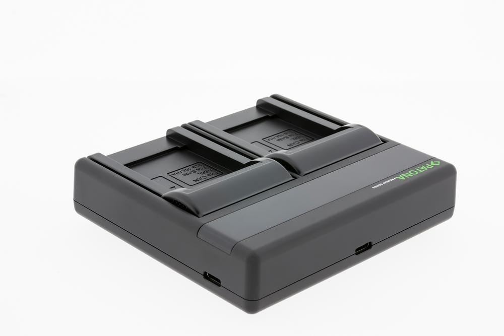 Carregador PATONA Premium Dual PD de alto desempenho para Canon SLB-10A com entrada/saída USB‑C Carregador PATONA Premium Dual PD de alto desempenho para Canon SLB-10A com entrada/saída USB‑C