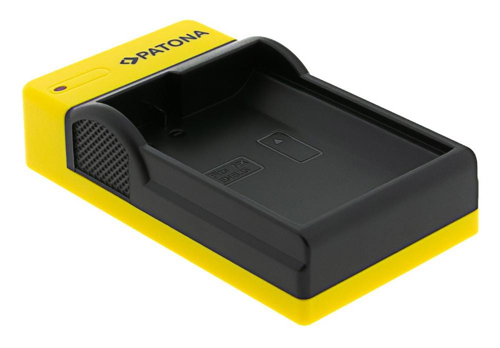 Carregador USB Slim PATONA com entrada USB‑C para Nikon EN‑EL15 D600 D610 D7000 D7100 D800