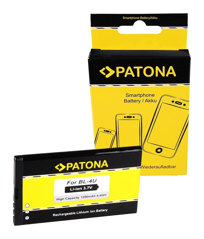 PATONA Battery for Nokia BL-4U 5530 8800 8900 3120 Classic 6212 E66
