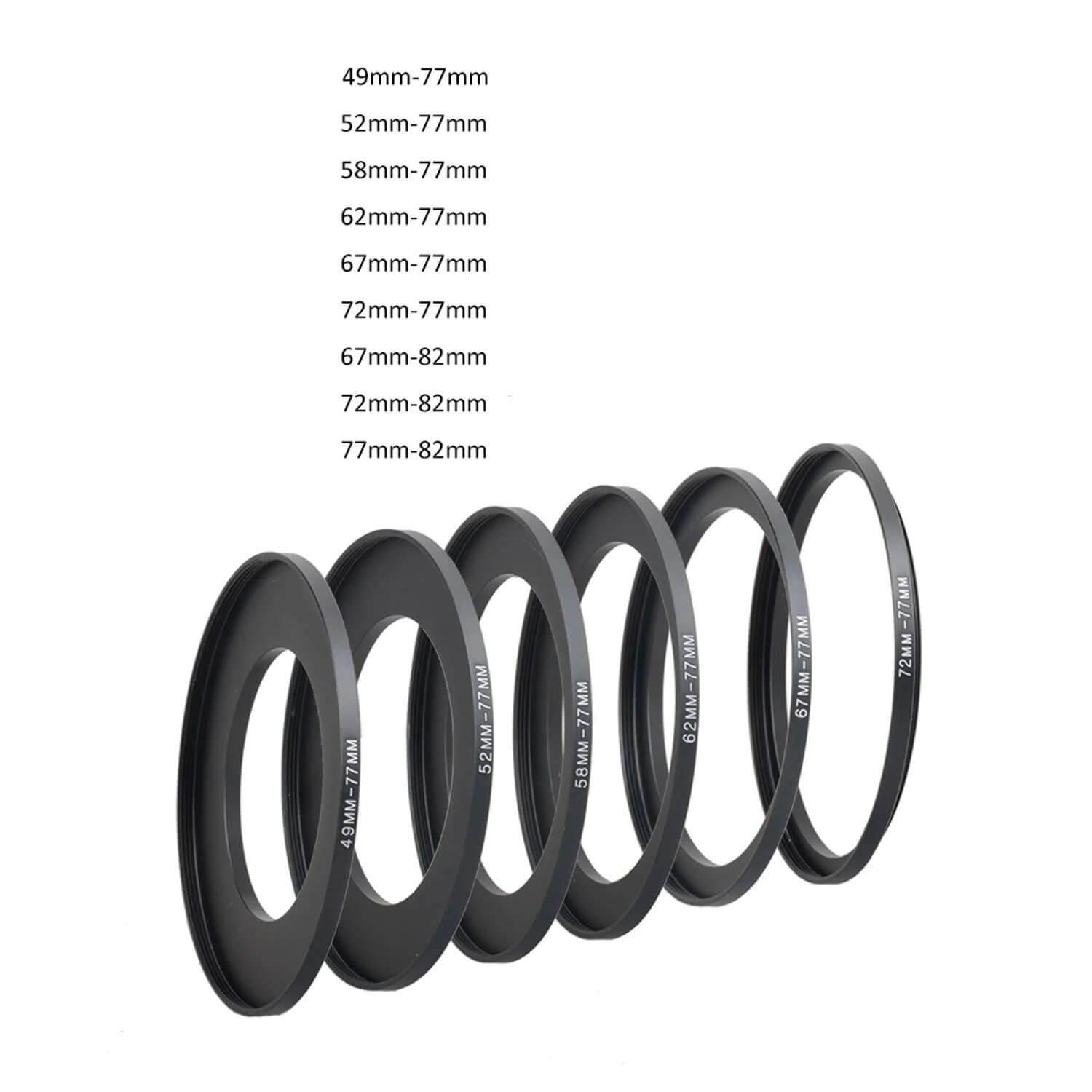 Anillo adaptador Step Up enroscable Anillo adaptador Step Up enroscable