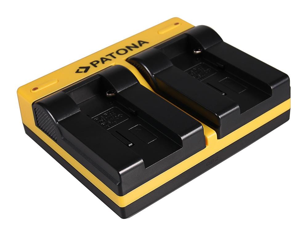 PATONA Dual Charger for Fuji NP-80, RDC, RDC1500, RDC6000, RDC7 incl. Micro‑USB