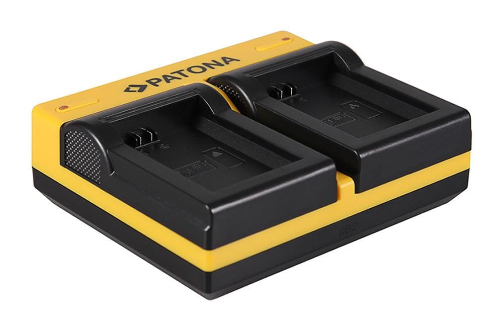 PATONA Dual Charger for Sony NP-FW50 NEX 3 NEX 3C NEX 5 NEX 5A RX1R III DSC-RX1RM3 including Micro‑USB