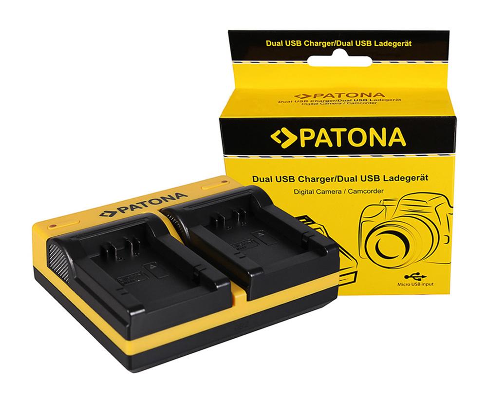 PATONA Dual Charger for Leica & Panasonic DMW-BMB9 V-Lux V-Lux 2 VLux 2 II with Micro-USB PATONA Dual Charger for Leica & Panasonic DMW-BMB9 V-Lux V-Lux 2 VLux 2 II with Micro-USB