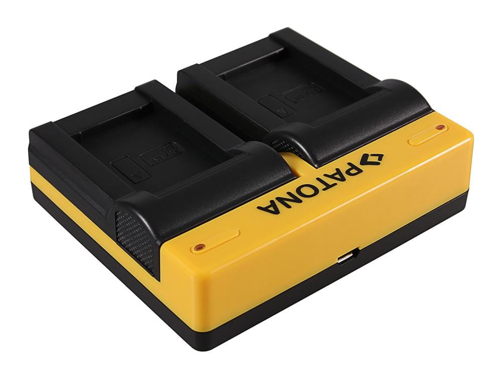 Caricabatterie doppio PATONA per batterie Sony NP-BX1 inclusi cavo Micro-USB Caricabatterie doppio PATONA per batterie Sony NP-BX1 inclusi cavo Micro-USB