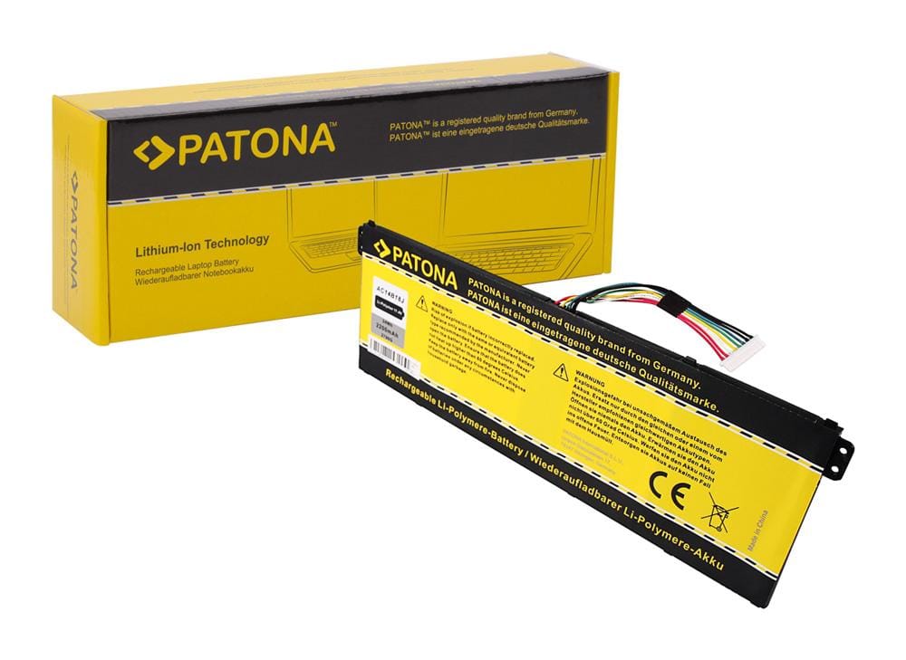 PATONA Bateria para Acer AC14B18J Aspire E3-111 E3-112 E3-112M ES1-511 ES1-512 4ICP PATONA Bateria para Acer AC14B18J Aspire E3-111 E3-112 E3-112M ES1-511 ES1-512 4ICP