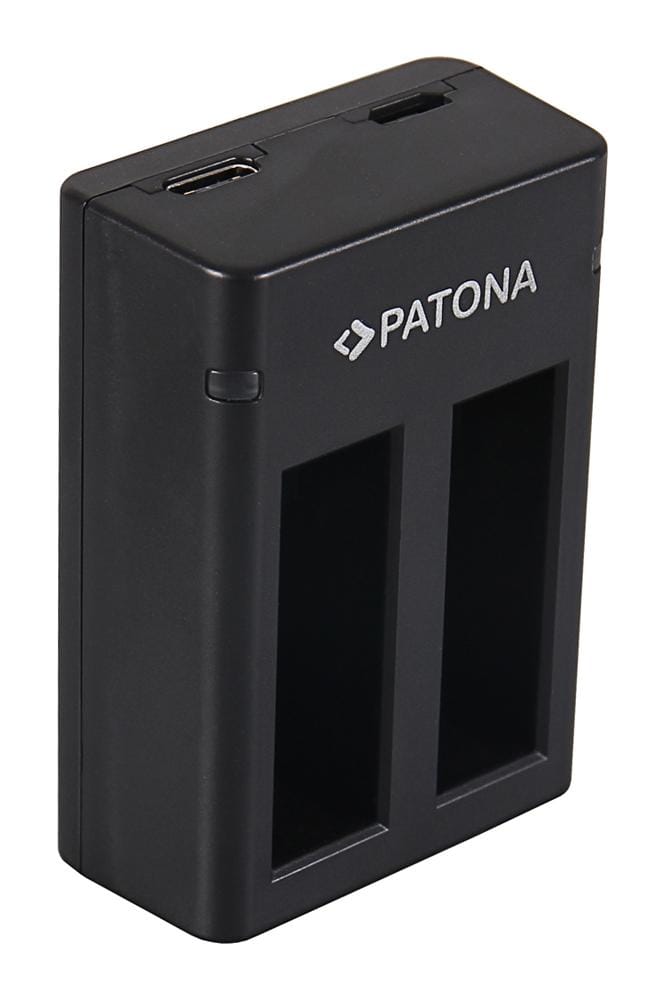 PATONA Carregador Dual de Carregamento Rápido para GoPro Fusion, ASBBA-001 com Cabo Micro-USB PATONA Carregador Dual de Carregamento Rápido para GoPro Fusion, ASBBA-001 com Cabo Micro-USB