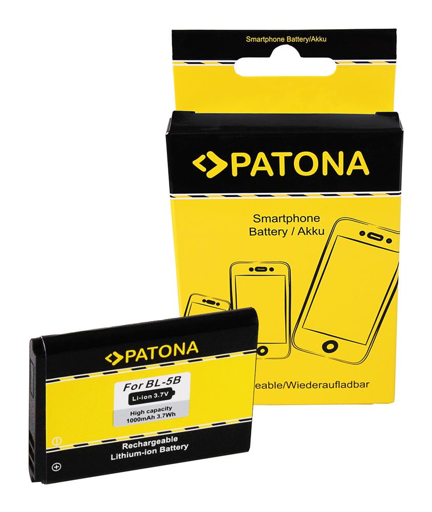 PATONA Battery for Nokia BL-5B Nokia 3220 3230 2366I 5070 5140 5200 5300 PATONA Battery for Nokia BL-5B Nokia 3220 3230 2366I 5070 5140 5200 5300