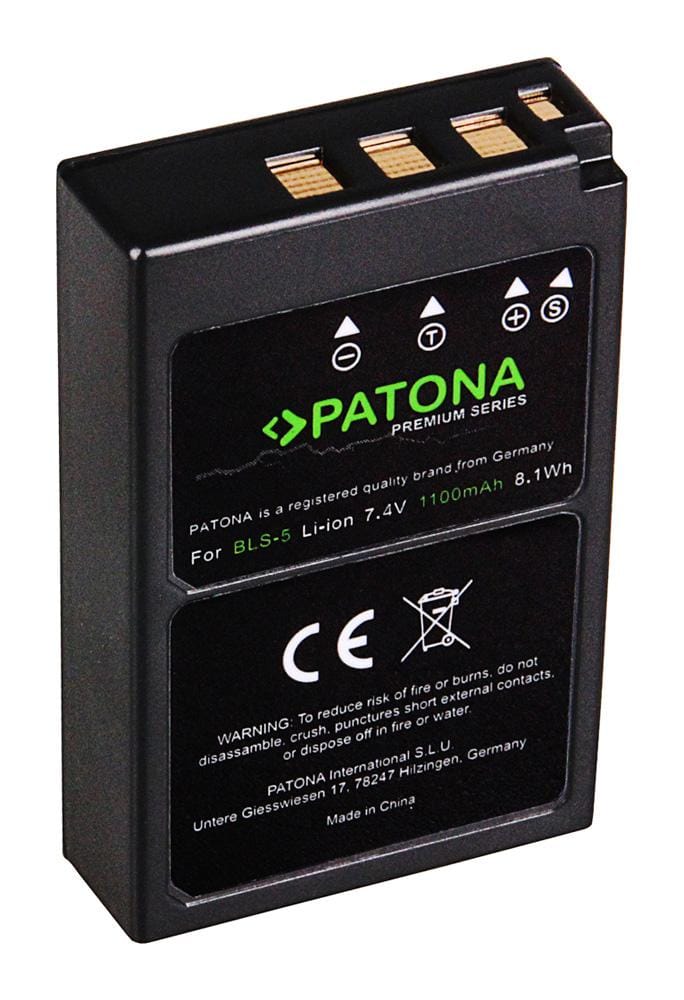 PATONA Premium Bateria para Olympus BLS5 BLS-5 E-P3 E-PL2 PEN E-PL3 E-PM1