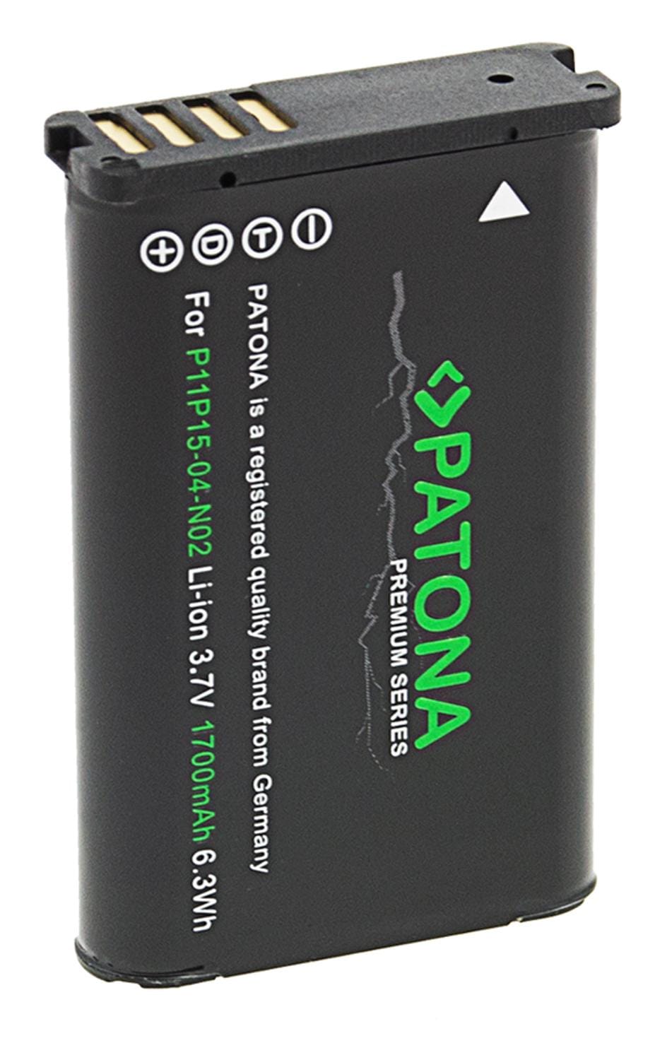 PATONA Premium Batería para Garmin Montana Virb Elite Monterra 600 650 650t