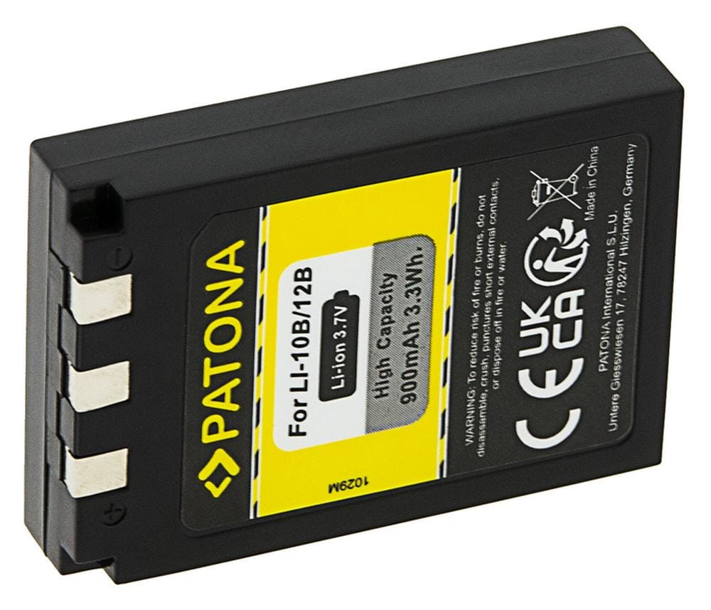 PATONA batteria per Olympus Li-10B Camedia C765 C760 C5000 C60