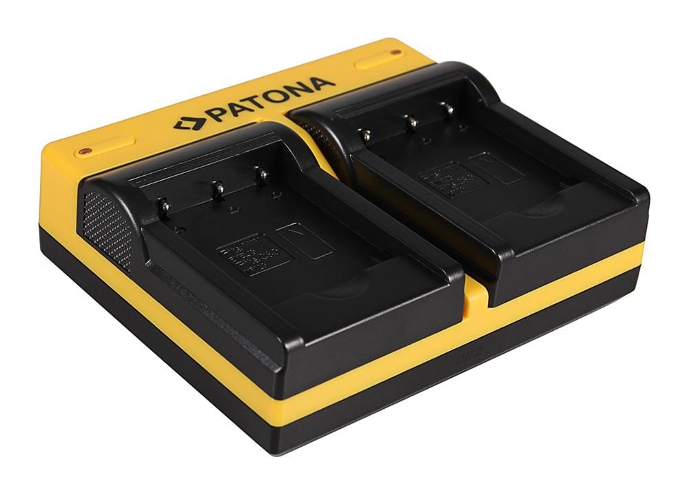 PATONA Dual Charger for Nikon Casio NP-120 CoolPix S2500 S3100 S4100 with Micro-USB Cable