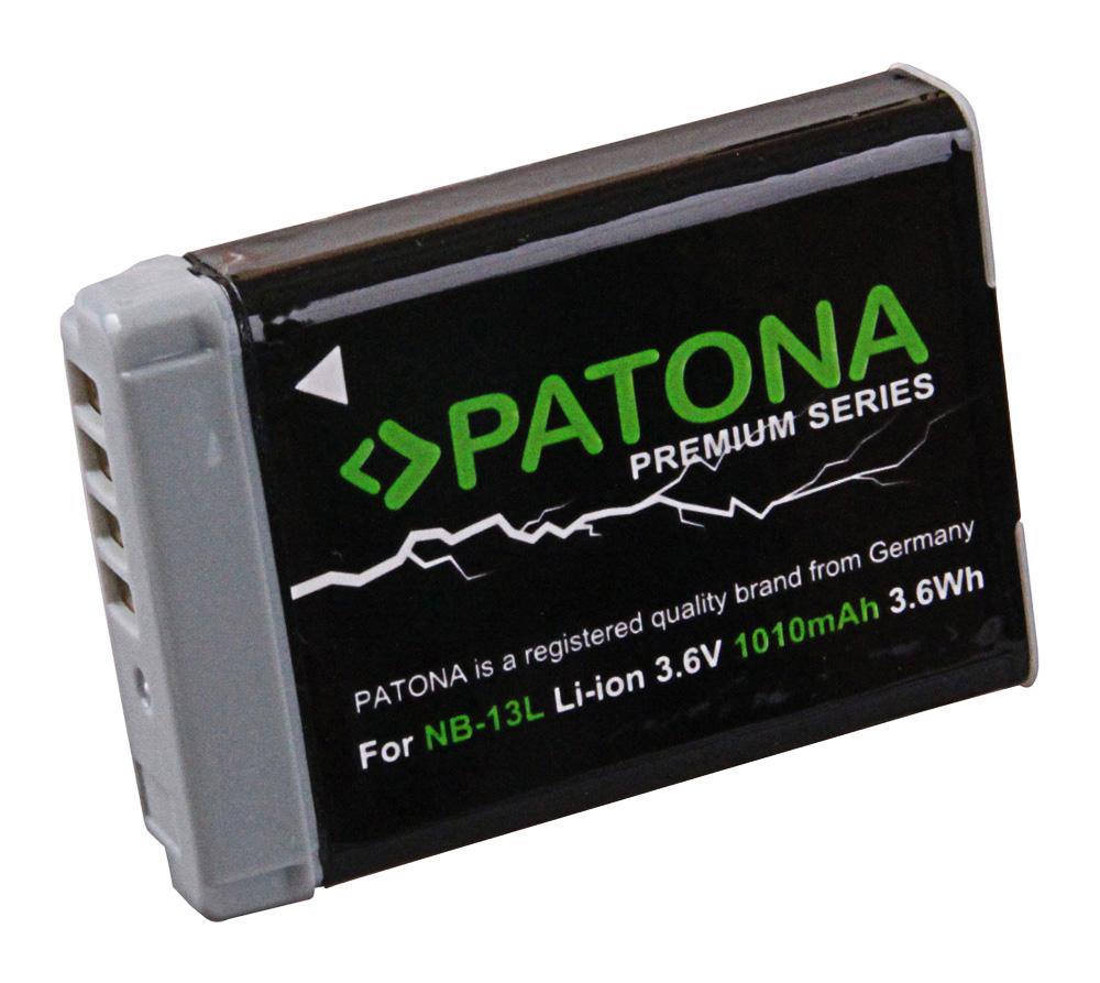 PATONA Bateria Premium para Canon NB-13L Canon PowerShot G7X G5X G9X G7X Mark II