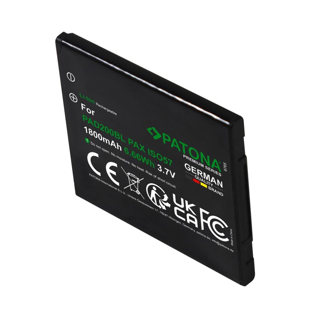 Batterie Premium PATONA pour PAX D200 PAD200BL