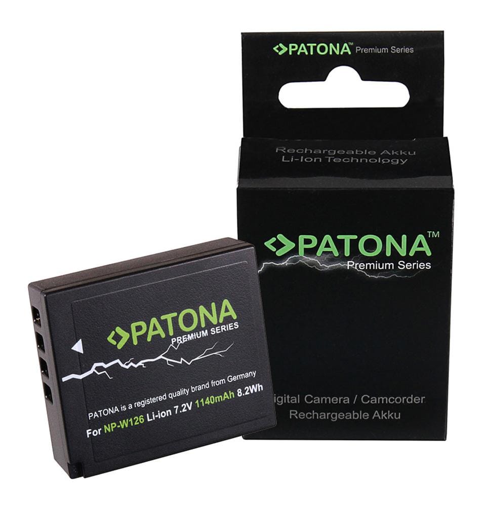 PATONA Premium Battery for Fuji NP-W126 HS33 EXR Fujifilm FinePix Pro 1 HS30 EXR