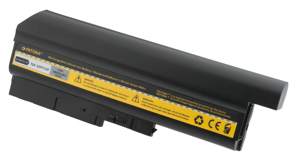 PATONA Bateria para IBM Lenovo ThinkPad T60 T61 R60 40Y6797 6600mAh