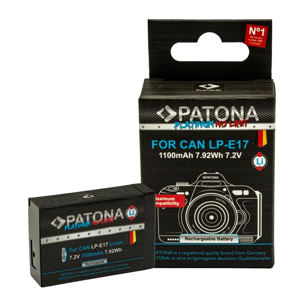 PATONA Platinum Bateria para Canon LP-E17 EOS 200D 750D 760D 8000D Kiss X8i Rebel