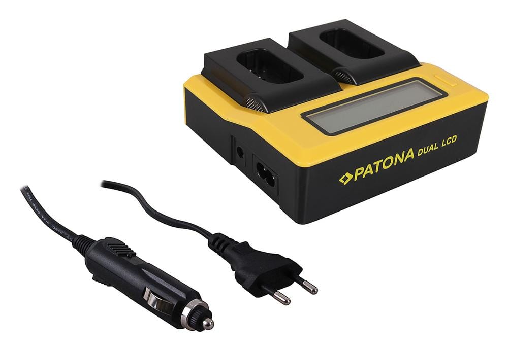 Carregador USB Dual LCD PATONA para Panasonic DMW-BLJ31 Lumix DC-S1 DC-S1R DC-S1H