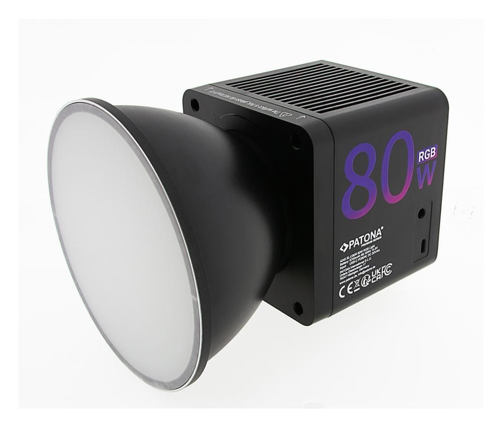 PATONA Premium SL-80R 80W LED RGB per video e foto con custodia