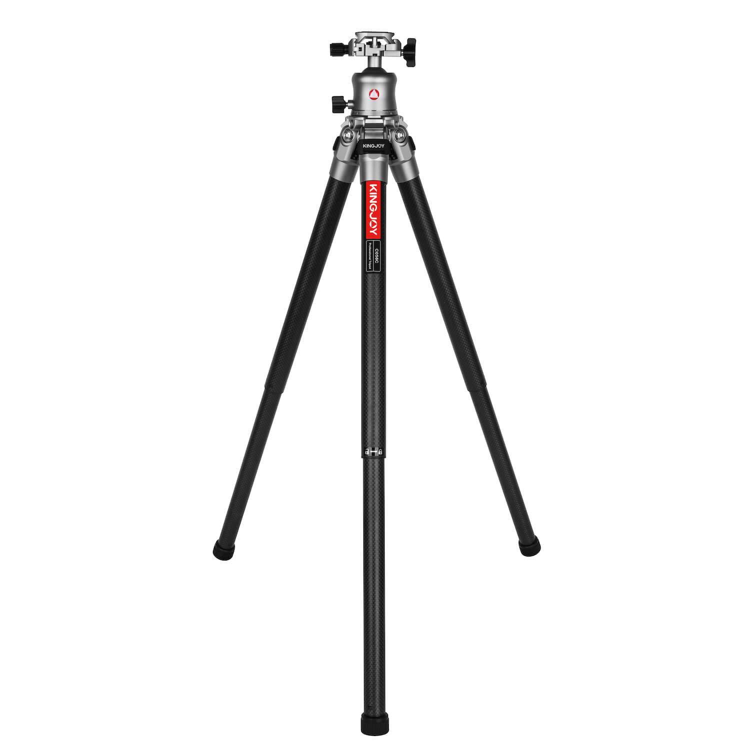 Travel tripod made of carbon C56C as a set with T20X tripod head