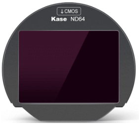 Filtro de encaixe para Fujifilm X ND64 6 Stops Filtro de encaixe para Fujifilm X ND64 6 Stops