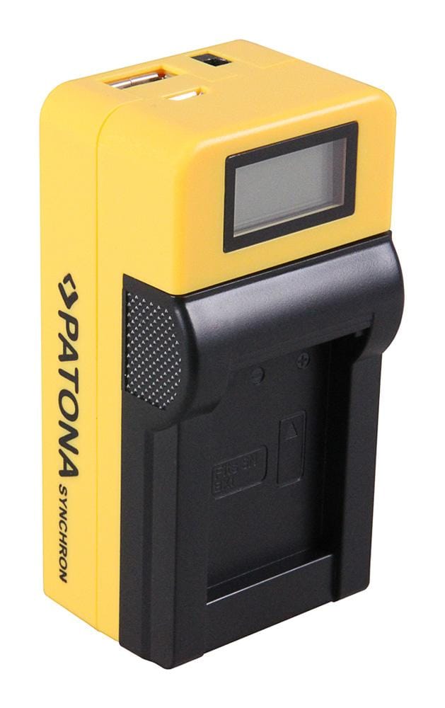 PATONA Synchron Caricatore USB per Sony NPBX1 NP-BX1 con display LCD