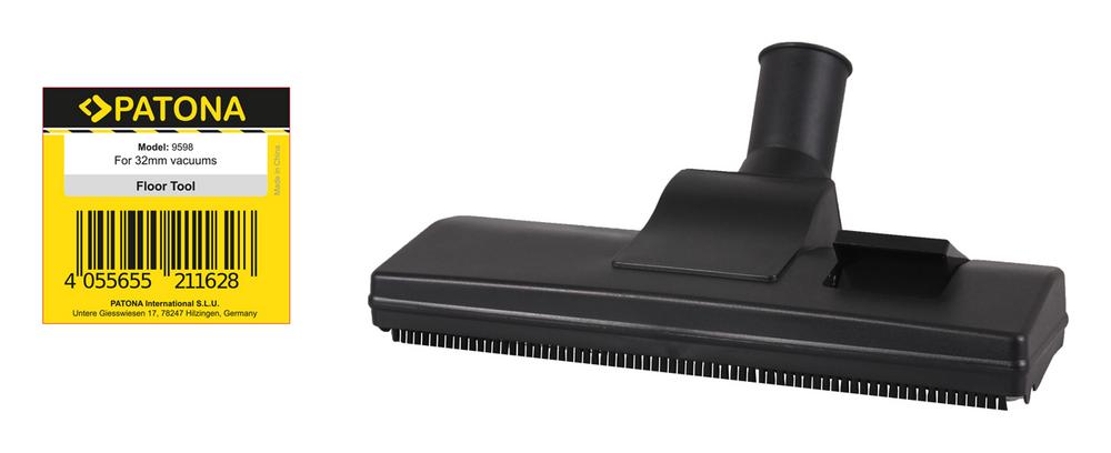 PATONA Douille Universelle pour Aspirateur Buse de Sol Combo 32mm avec 2 Roulettes pour Tous les Sols