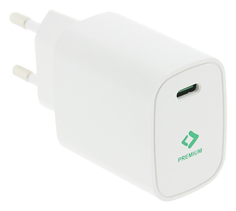 PATONA Premium ADAPATORE PD20W 5V 3A 9V 2.22A 12V 1.67A USB-C PD3.0 QC3.0 bianco