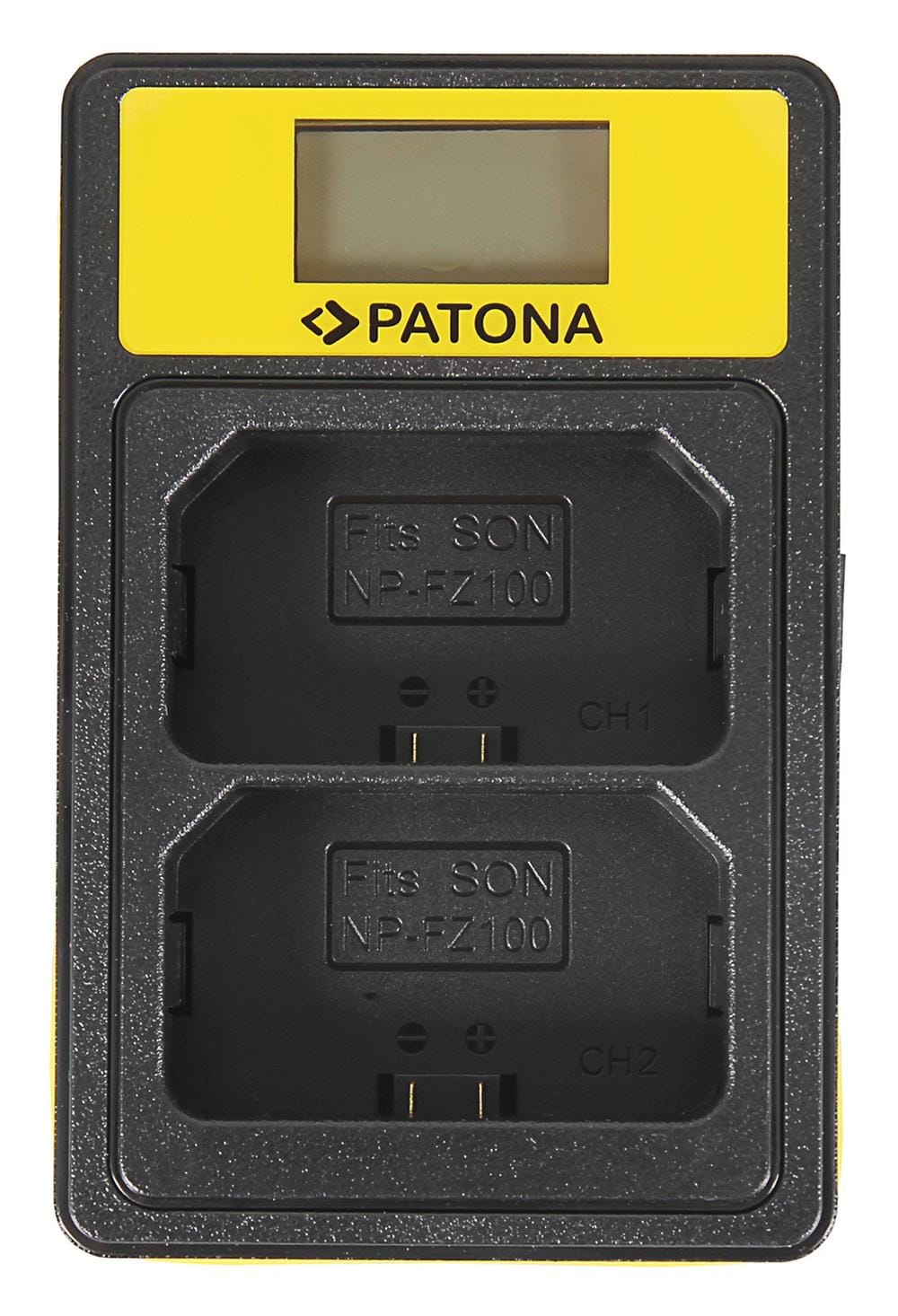 Carregador USB inteligente dual com LCD da PATONA para baterias Sony NP‑FZ100 – compatível com Alpha 7 III, Alpha 7M3, Alpha 7 R III, Alpha 7RM3 Carregador USB inteligente dual com LCD da PATONA para baterias Sony NP‑FZ100 – compatível com Alpha 7 III, Alpha 7M3, Alpha 7 R III, Alpha 7RM3