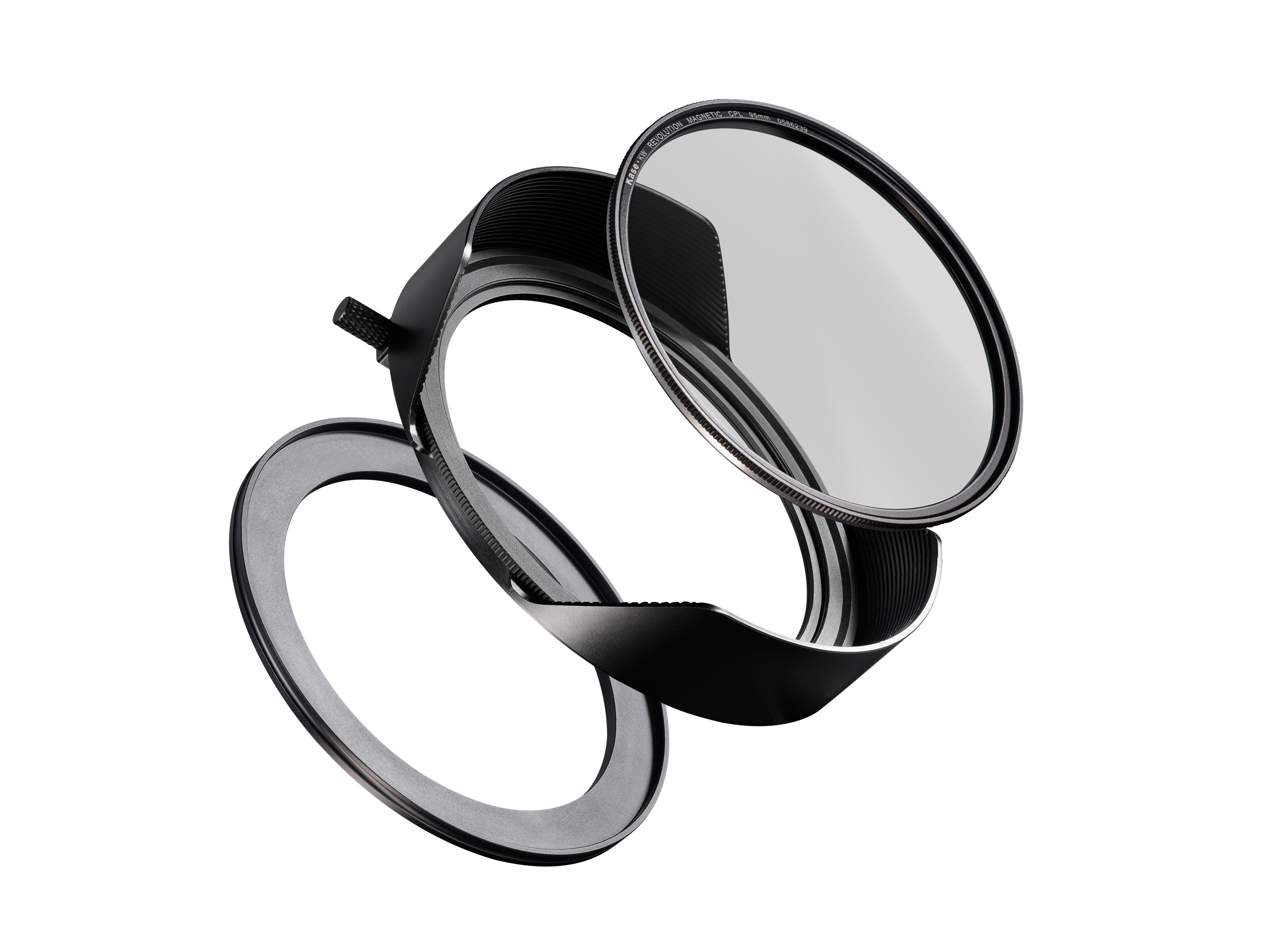 KW Revolution Plus Kanopy Metal Lens Hood with Adapter Ring