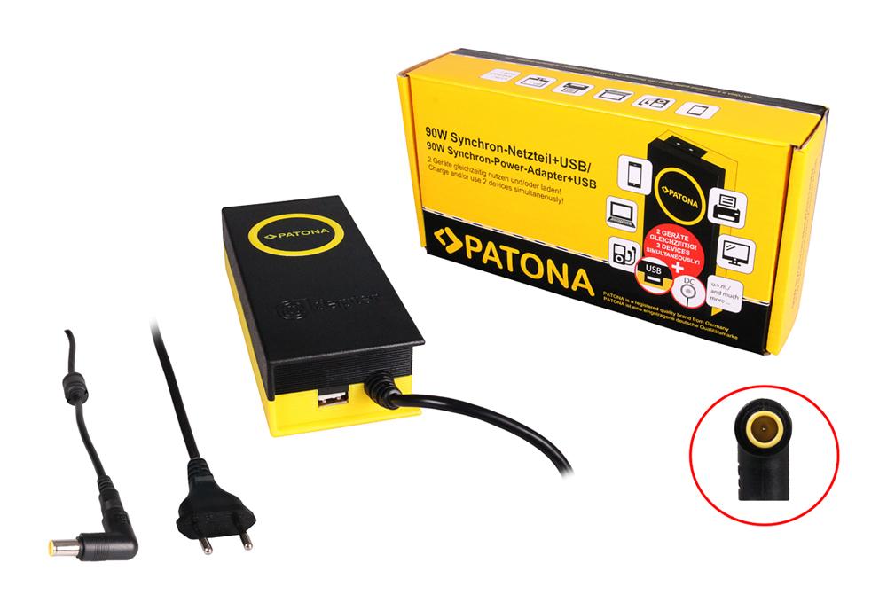 PATONA 90W Sync Power Supply 7.9 x 5.4 x 12 mm 20 V with USB Output 2.1 A PATONA 90W Sync Power Supply 7.9 x 5.4 x 12 mm 20 V with USB Output 2.1 A