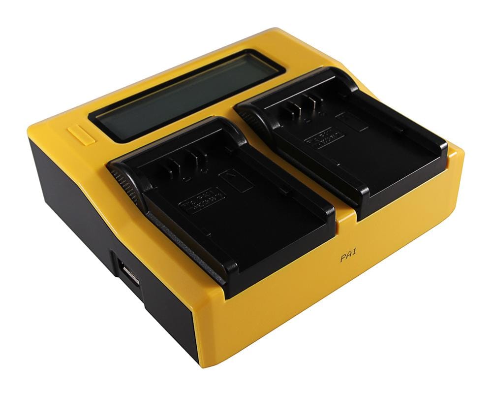 PATONA Carregador Dual LCD USB para Panasonic VWVBD29 VW-VBD29 VWVBD58 VW-VBD58