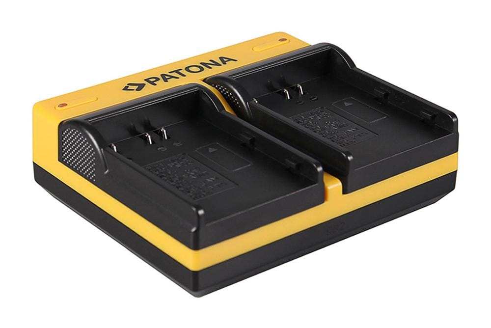 Caricabatterie Duale PATONA per Konica Minolta e Nikon EN-EL3 Dynax 5D 7D, incluso Micro-USB Caricabatterie Duale PATONA per Konica Minolta e Nikon EN-EL3 Dynax 5D 7D, incluso Micro-USB